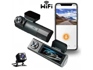 Видеорегистратор Vehicle BlackBox DVR 1080P с две камери + задна камера